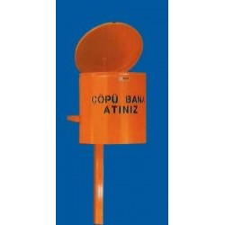DİREĞE MONTELİ ÇÖP KOVASI